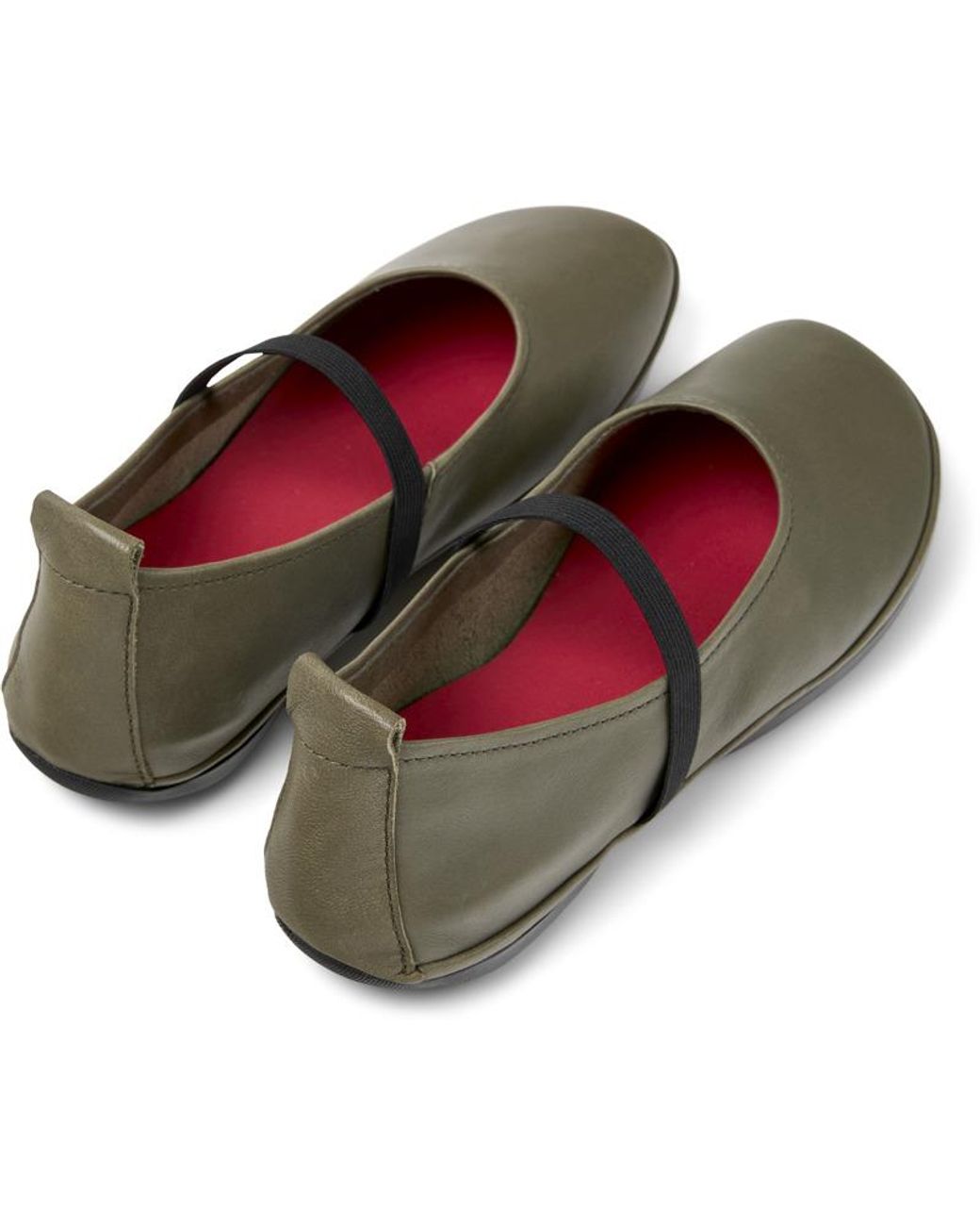 Camper Green Ballerinas