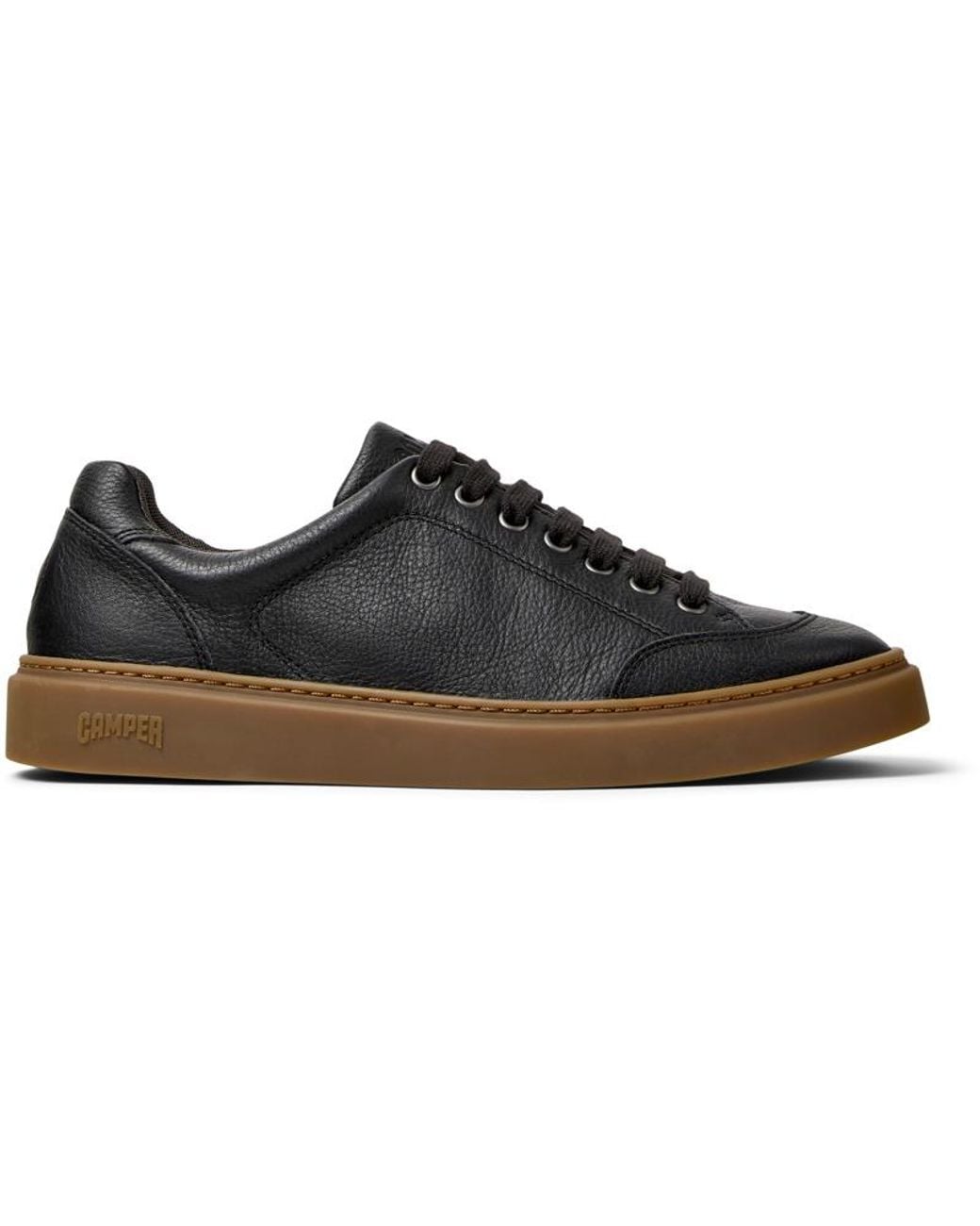 Camper Black Runner Twentyfive Leather Sneakers for men