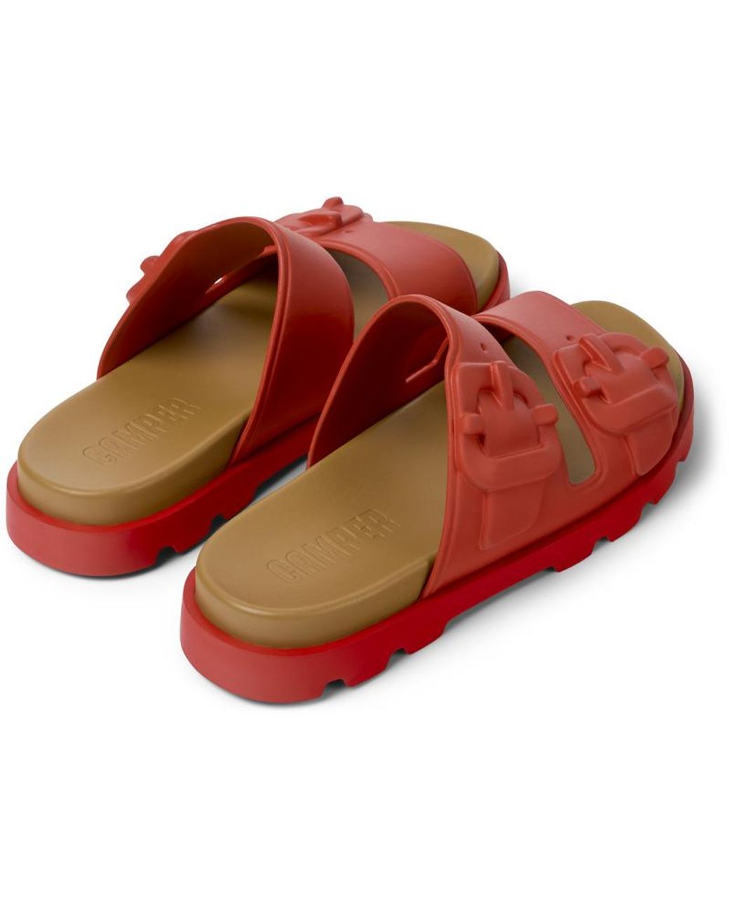 Camper Red Brutus Sandal for men