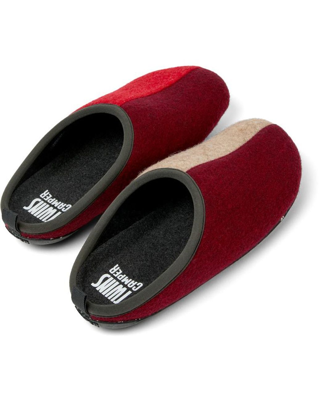 Camper Red Slippers for men