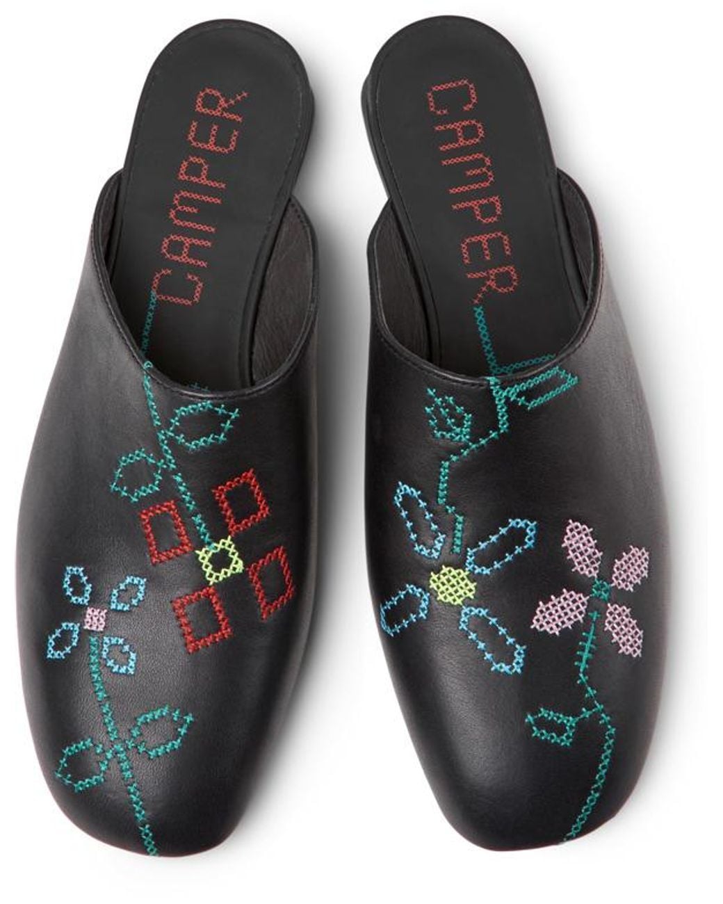 Camper Black Clogs