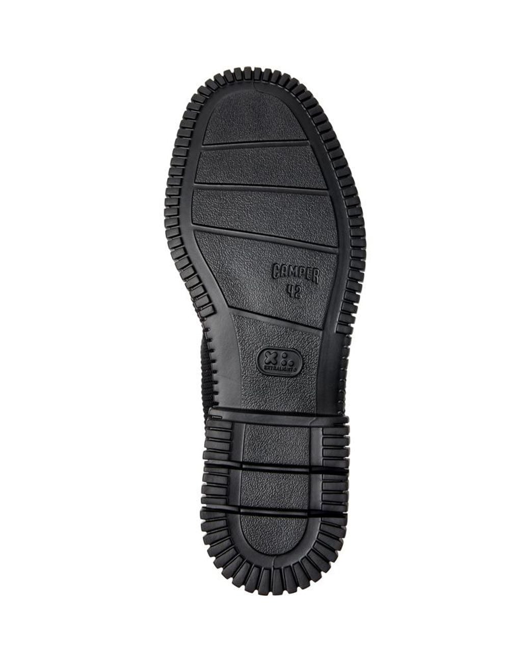 Camper Black Pix Combat Boot for men