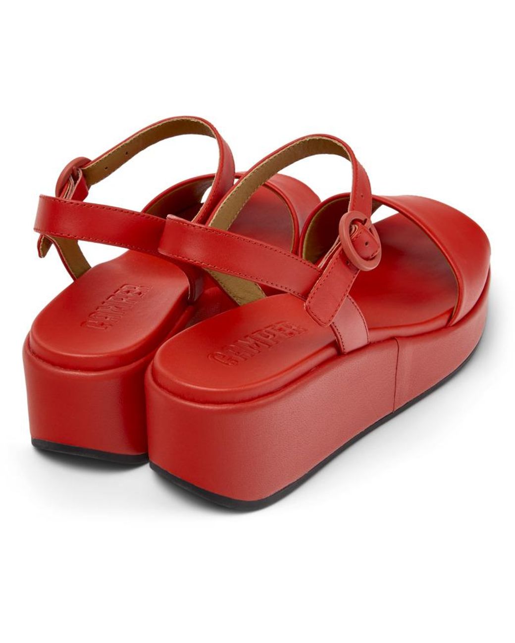 Camper Red Misia Platform Sandal