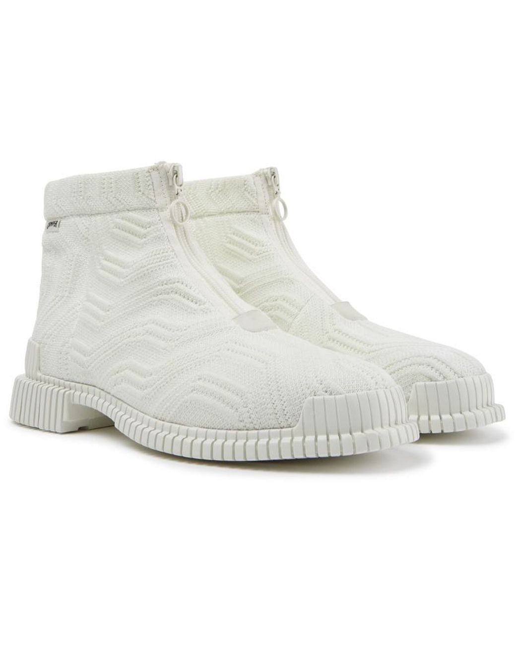 Camper Gray Ankle Boots