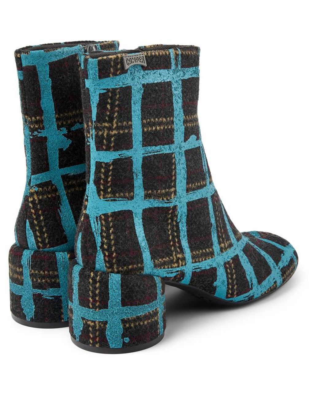 Camper Blue Ankle Boots