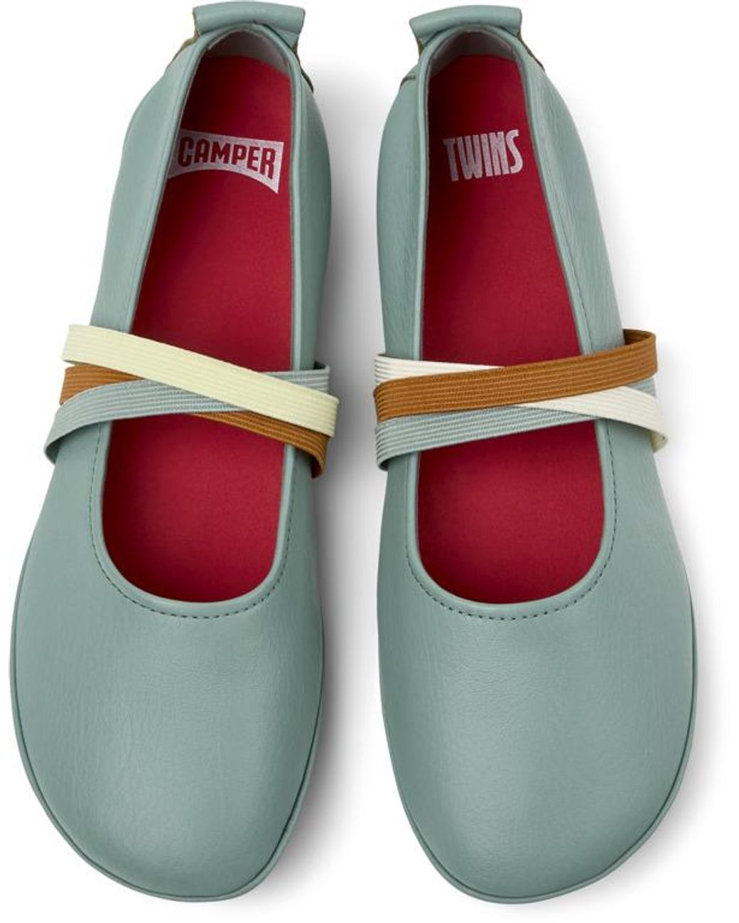 Camper Green Ballerinas