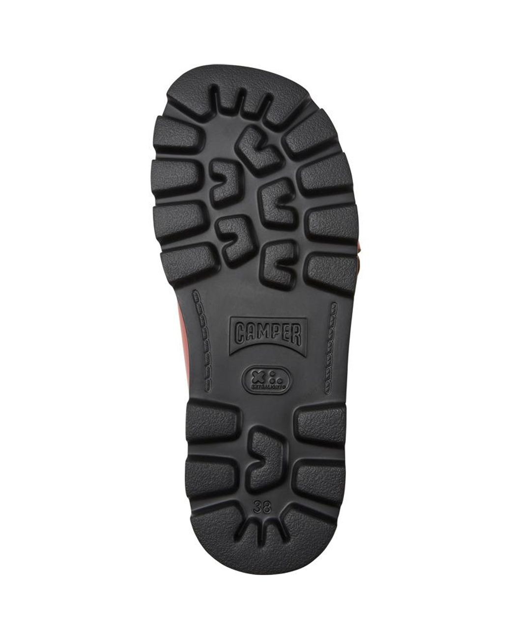 Camper Red Leather Sandals