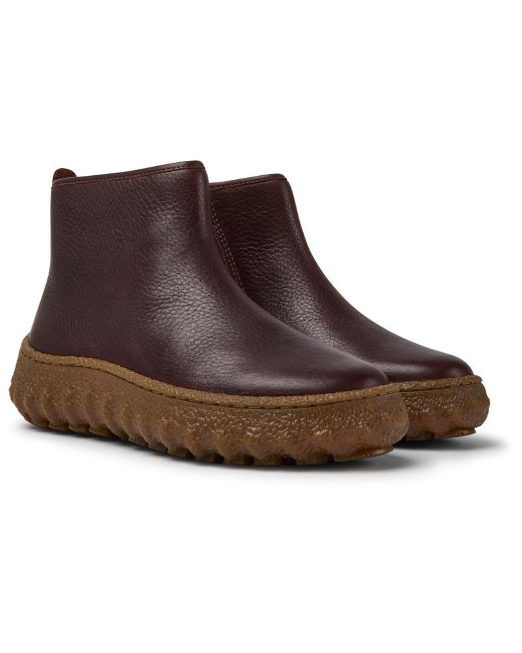 Camper Brown Ground Booties
