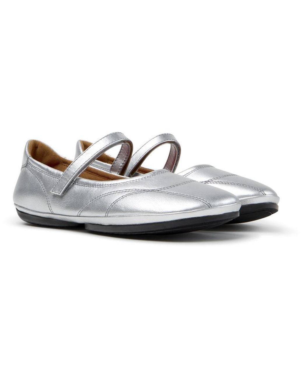 Camper White Ballerinas