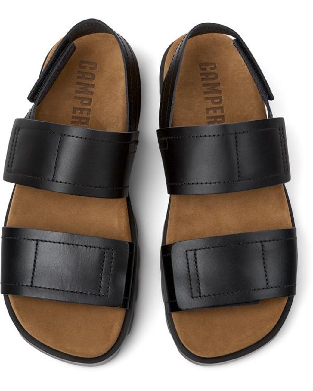 Camper Black Sandals
