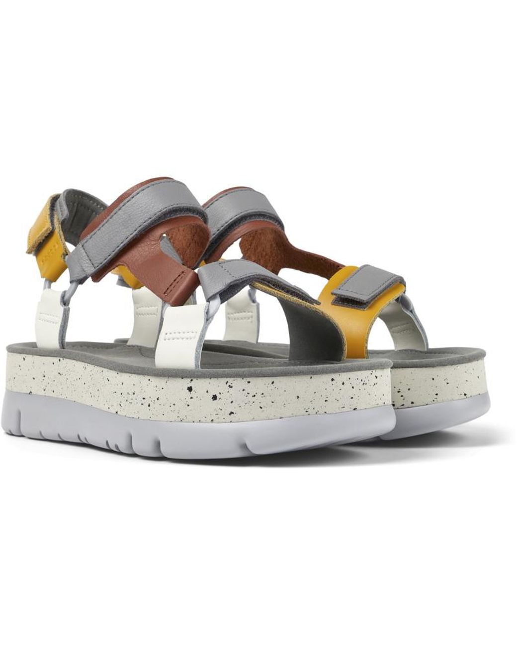 Camper Metallic Sandals
