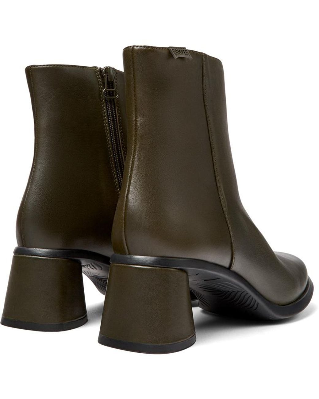 Camper Green Ankle Boots