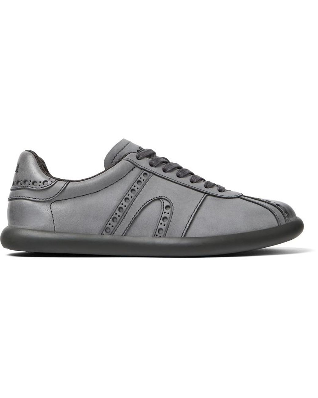 Camper Gray Twins Low-Top Sneakers