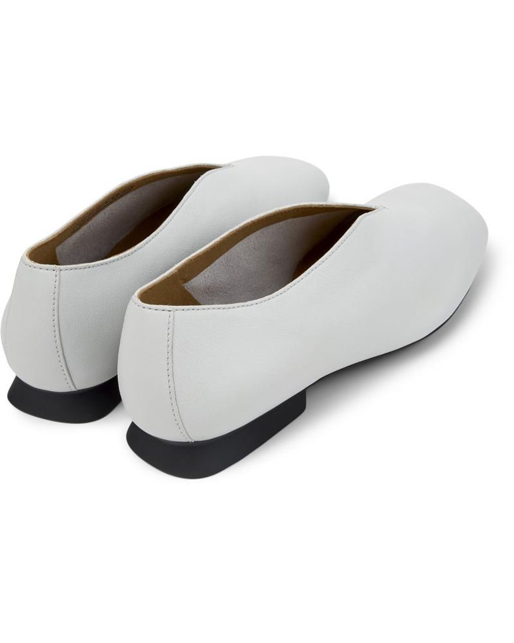 Camper White Ballerinas