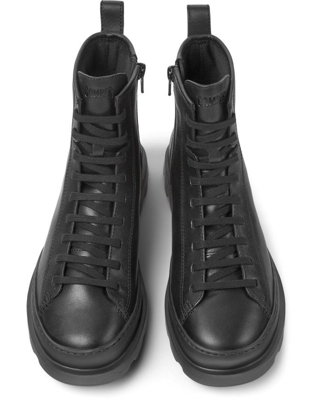 Camper Black Medium Lace Boot