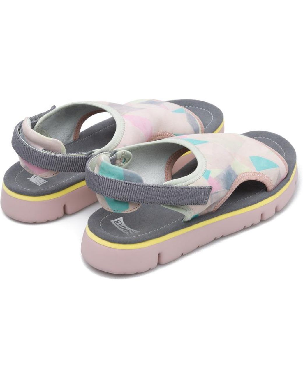 Camper Metallic Sandals