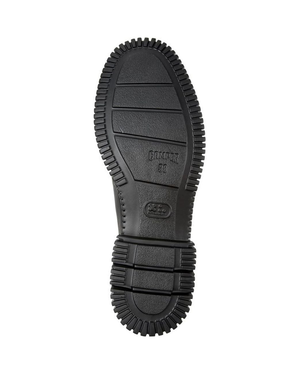 Camper Black Leather Lace-up Shoes
