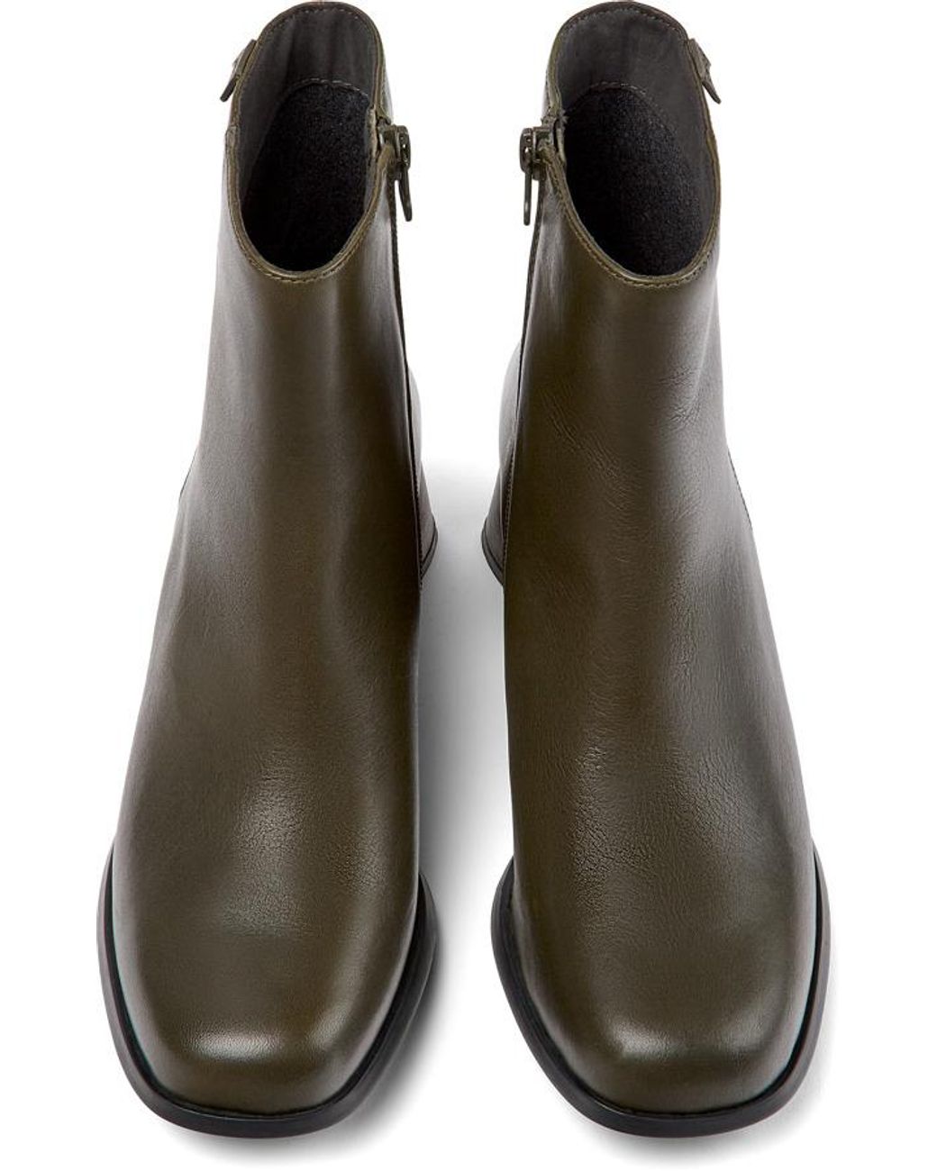 Camper Green Ankle Boots