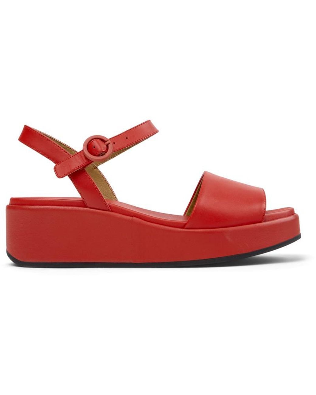 Camper Red Misia Platform Sandal