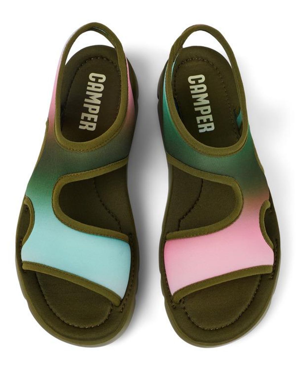 Camper Green Sandals