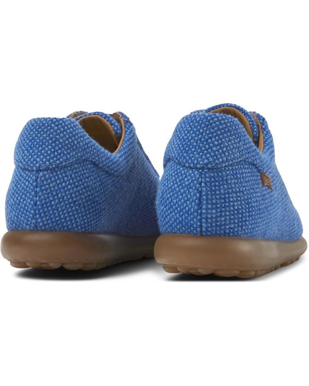 Camper Blue Wool And Viscose Sneakers