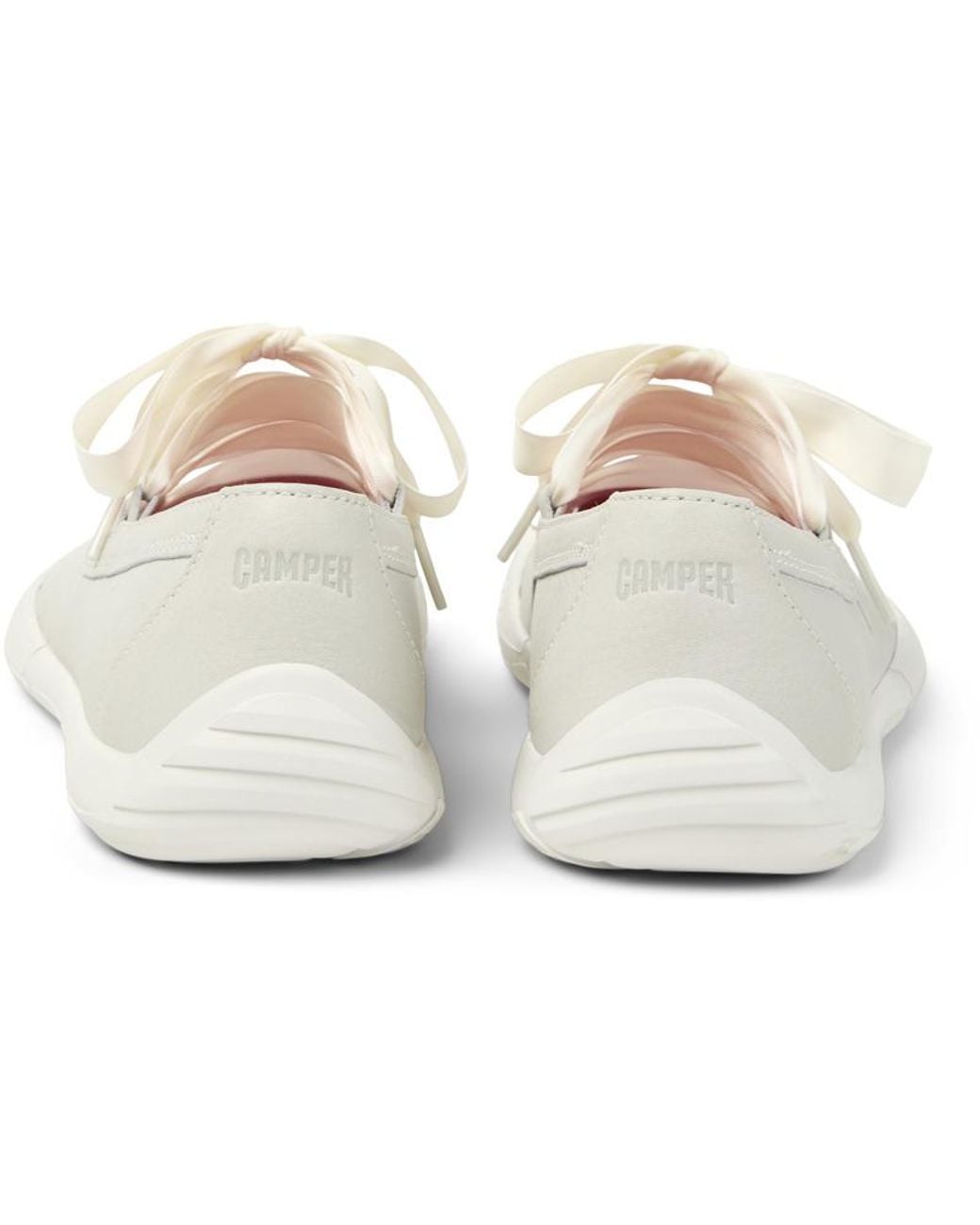 Camper White Ballerinas