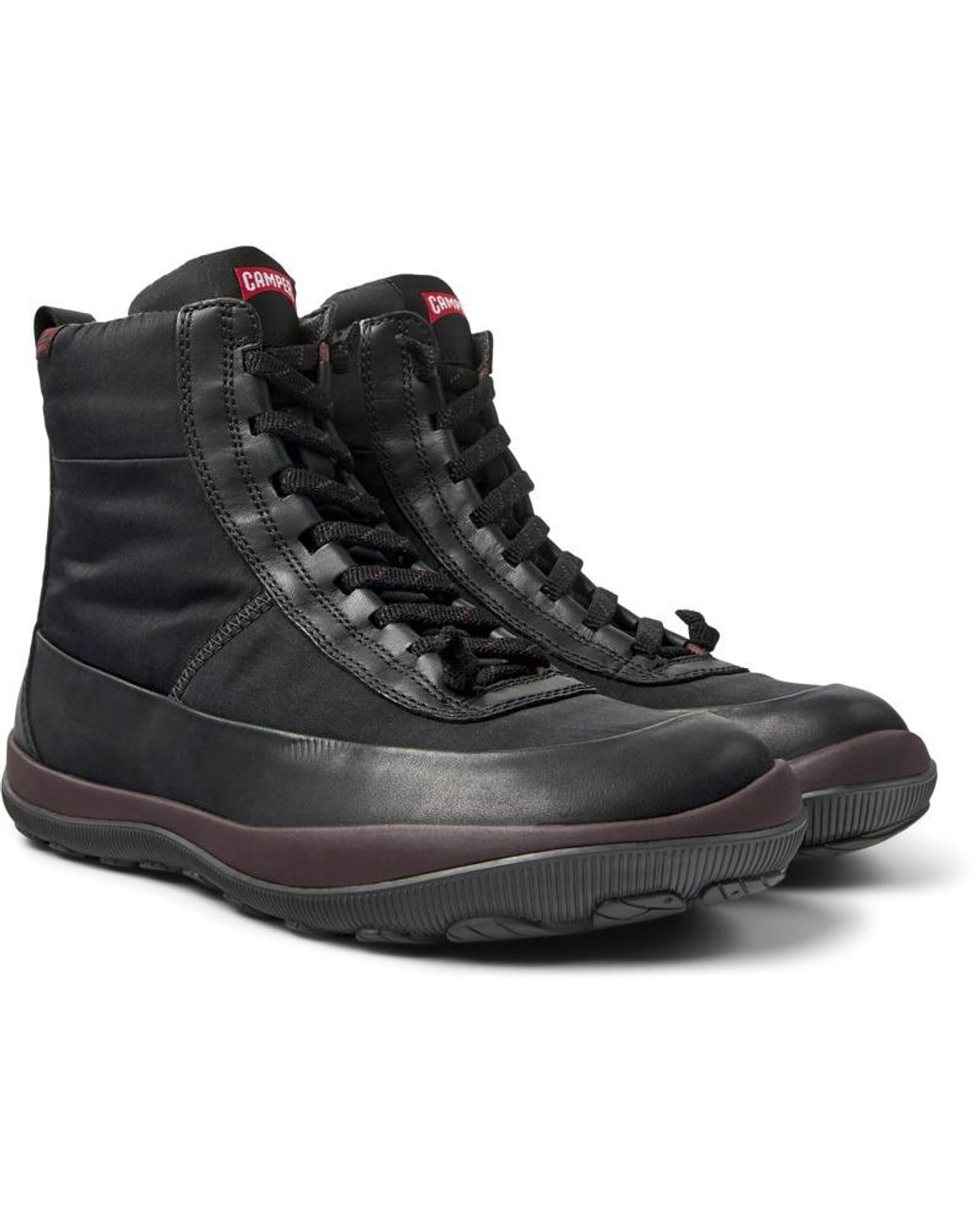 Camper Black Stiefel