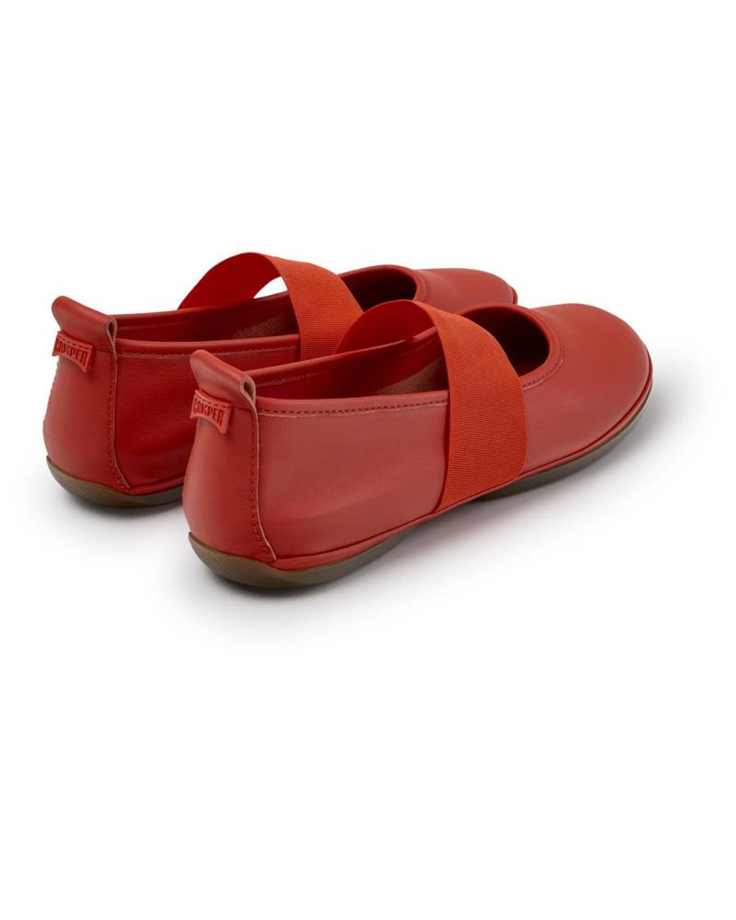 Camper Red Ballerinas