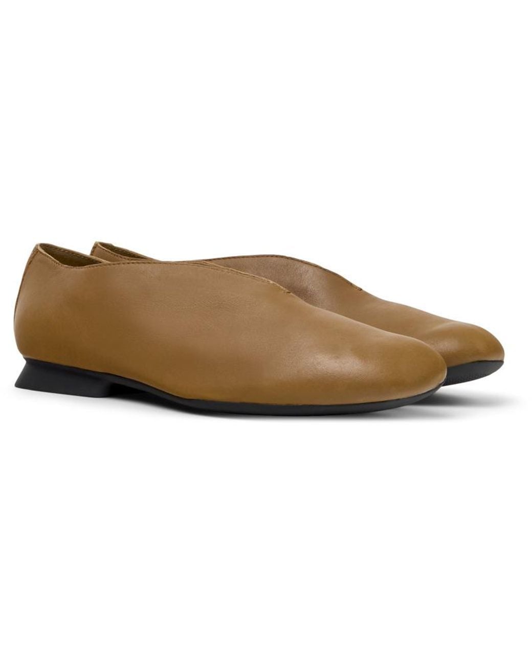 Camper Brown Ballerinas