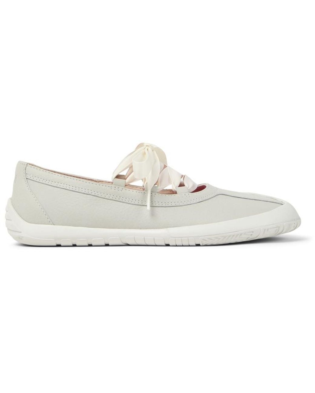 Camper White Ballerinas