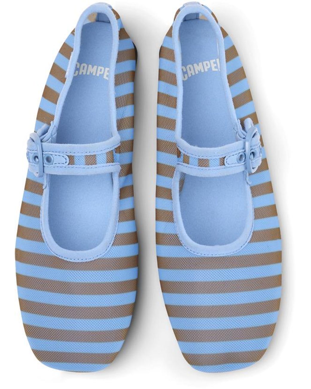 Camper Blue Ballerinas