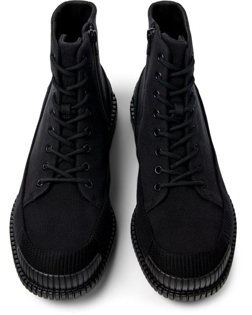 Camper Black Pix Combat Boot for men