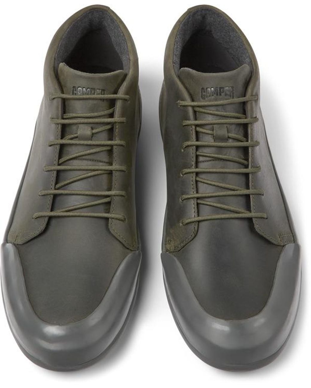 Camper Gray Ankle Boots for men