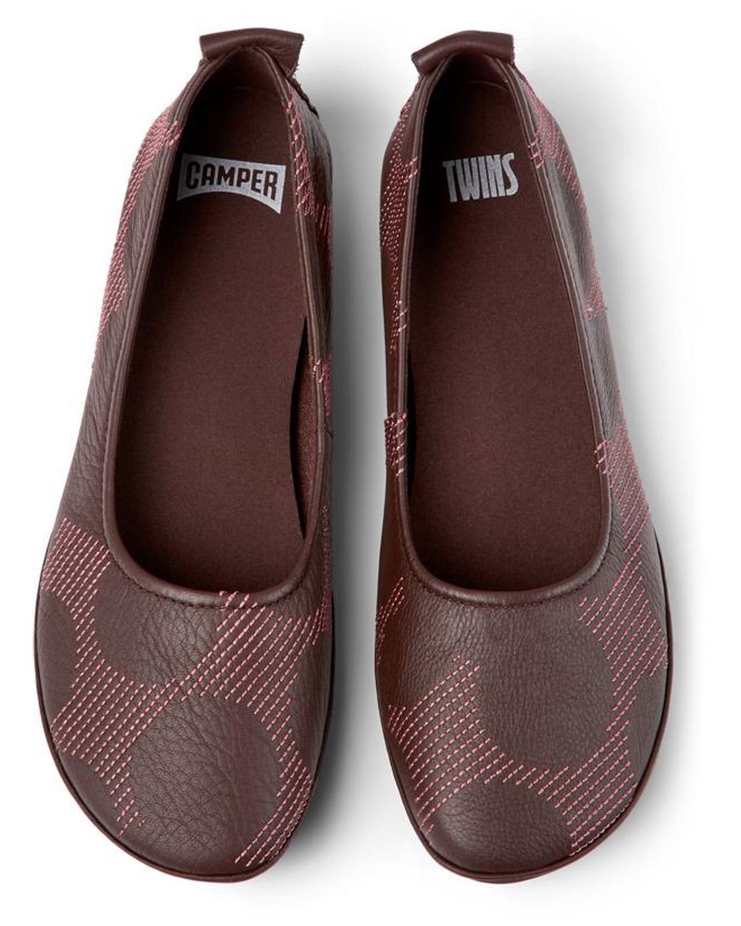 Camper Brown Ballerinas