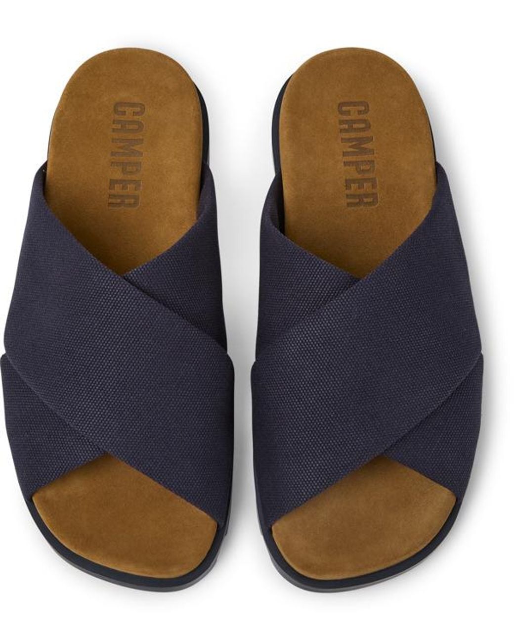 Camper Blue Recycled Cotton Sandals for men