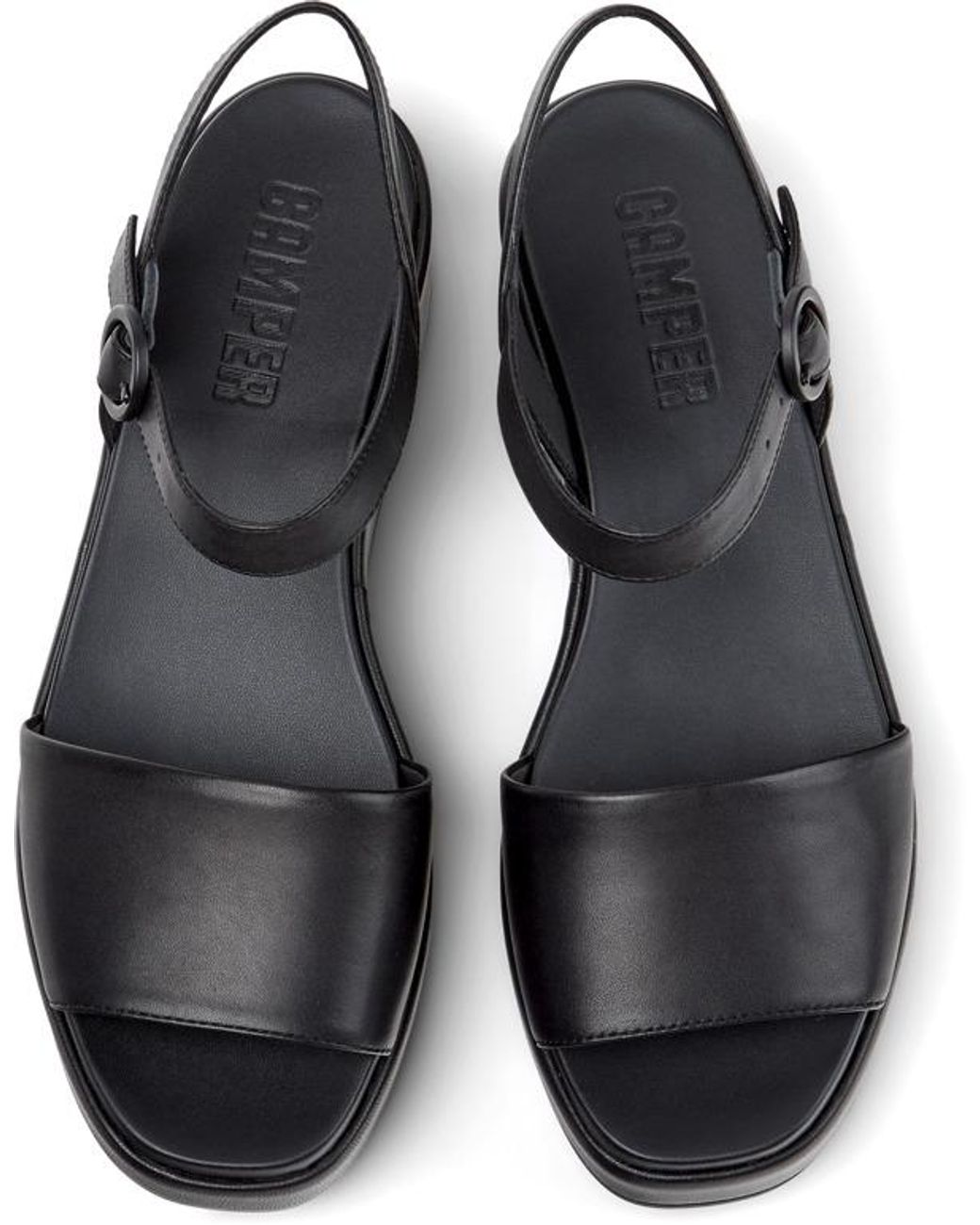 Camper Black Misia Platform Sandal