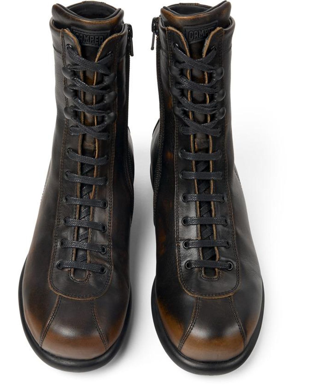 Camper Black Stiefel