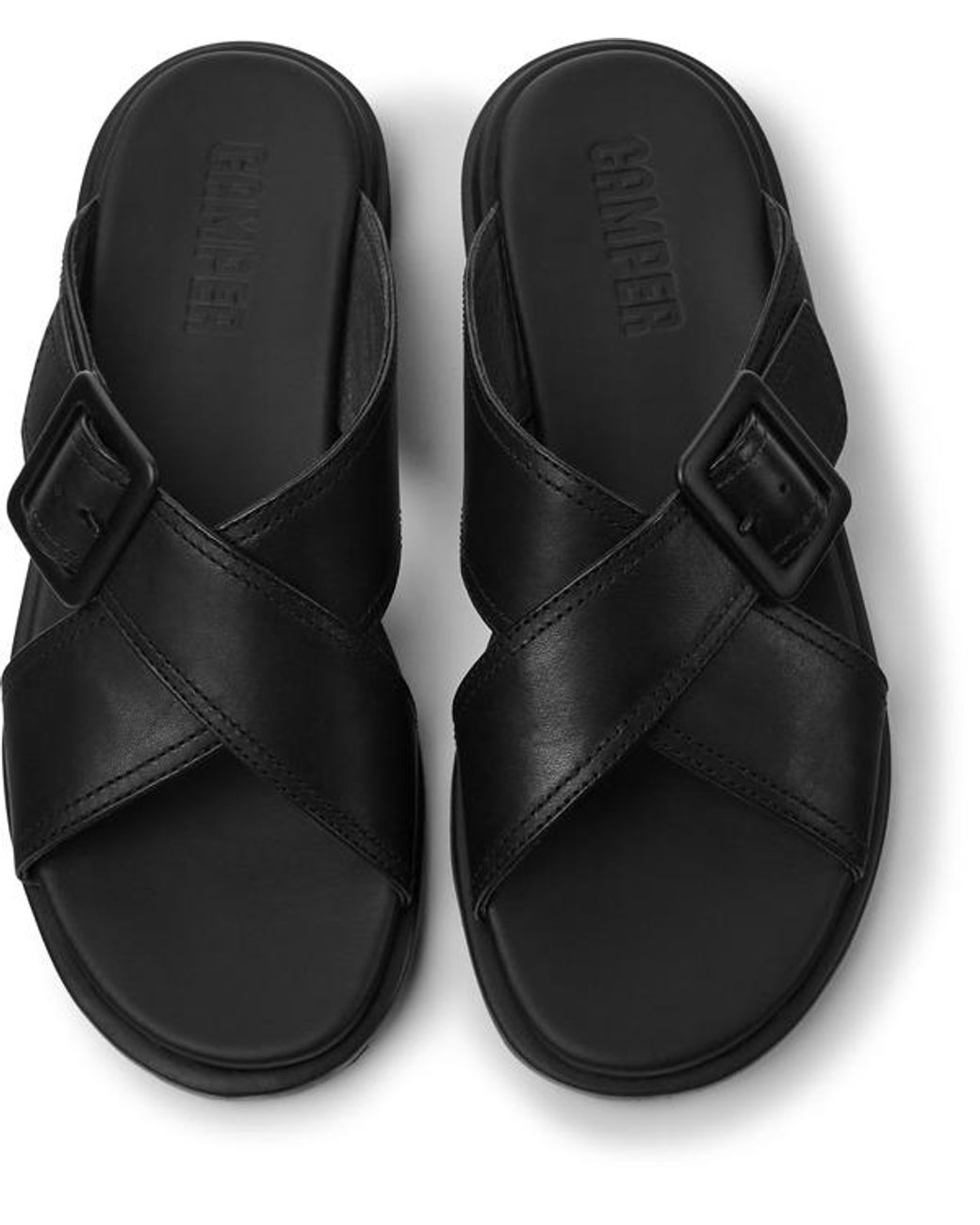 Camper Black Edy Sandals