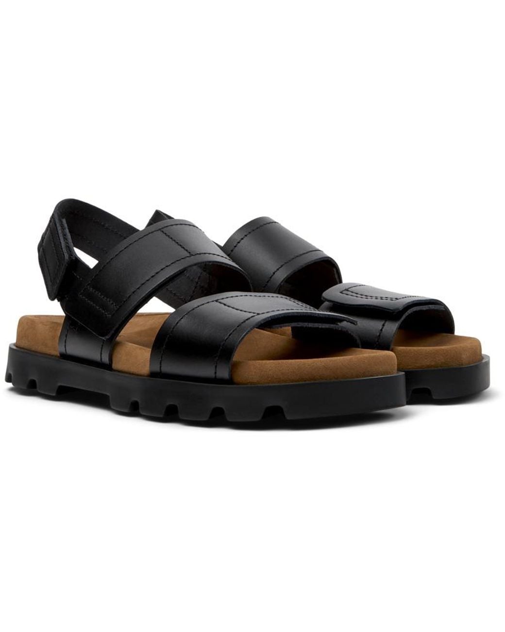 Camper Black Sandals