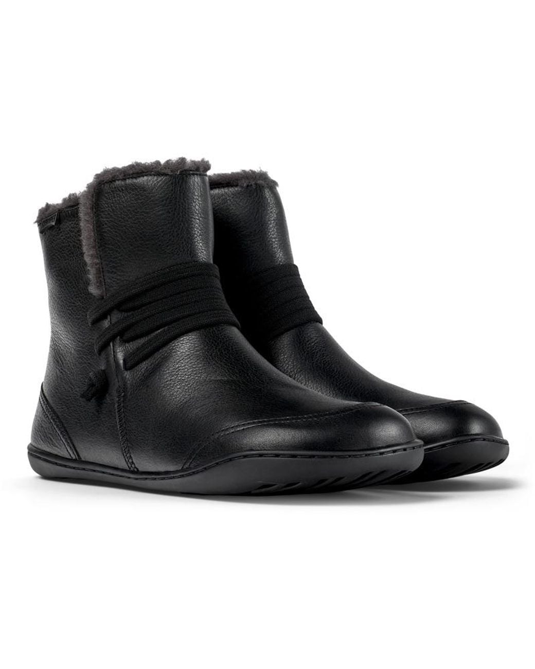 Camper Black Ankle Boots