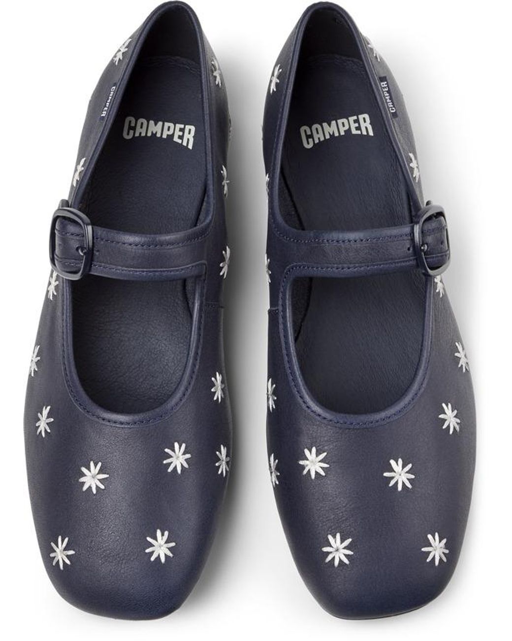 Camper Blue Ballerinas