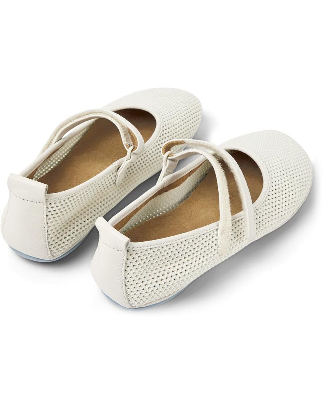Camper White ® Lyocell And Leather Shoes
