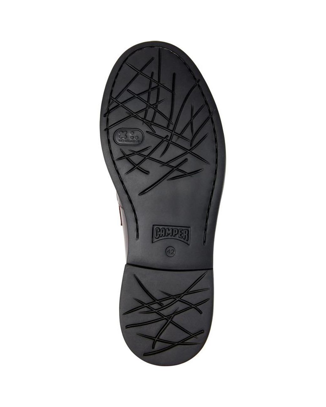 Camper Brown Twins Leather Loafers for men