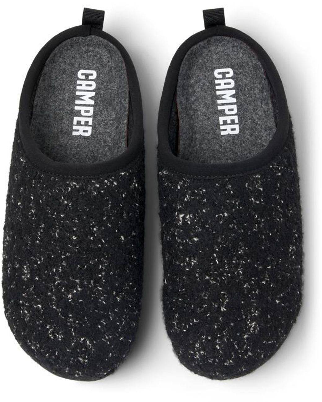 Camper Black Slippers