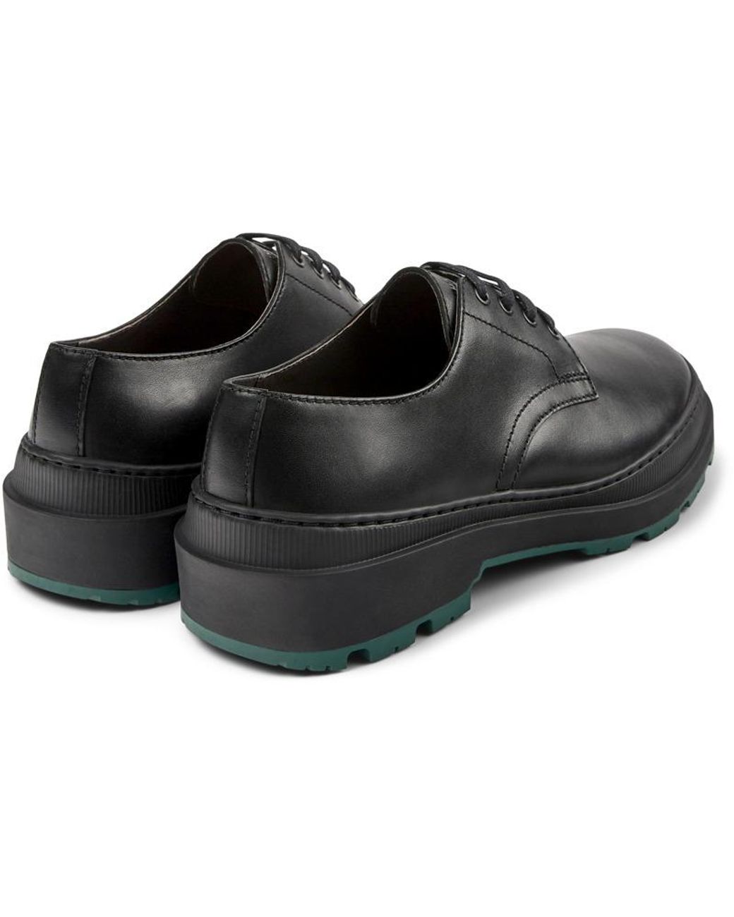 Camper Black Leather Shoes for men