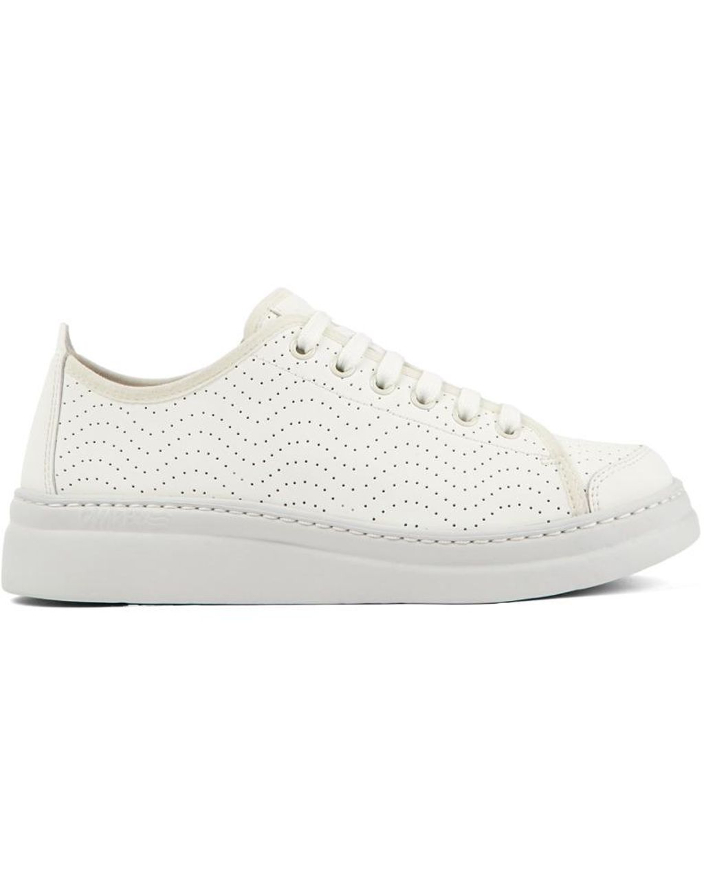 Camper White Runner Up Perforated Sneakers