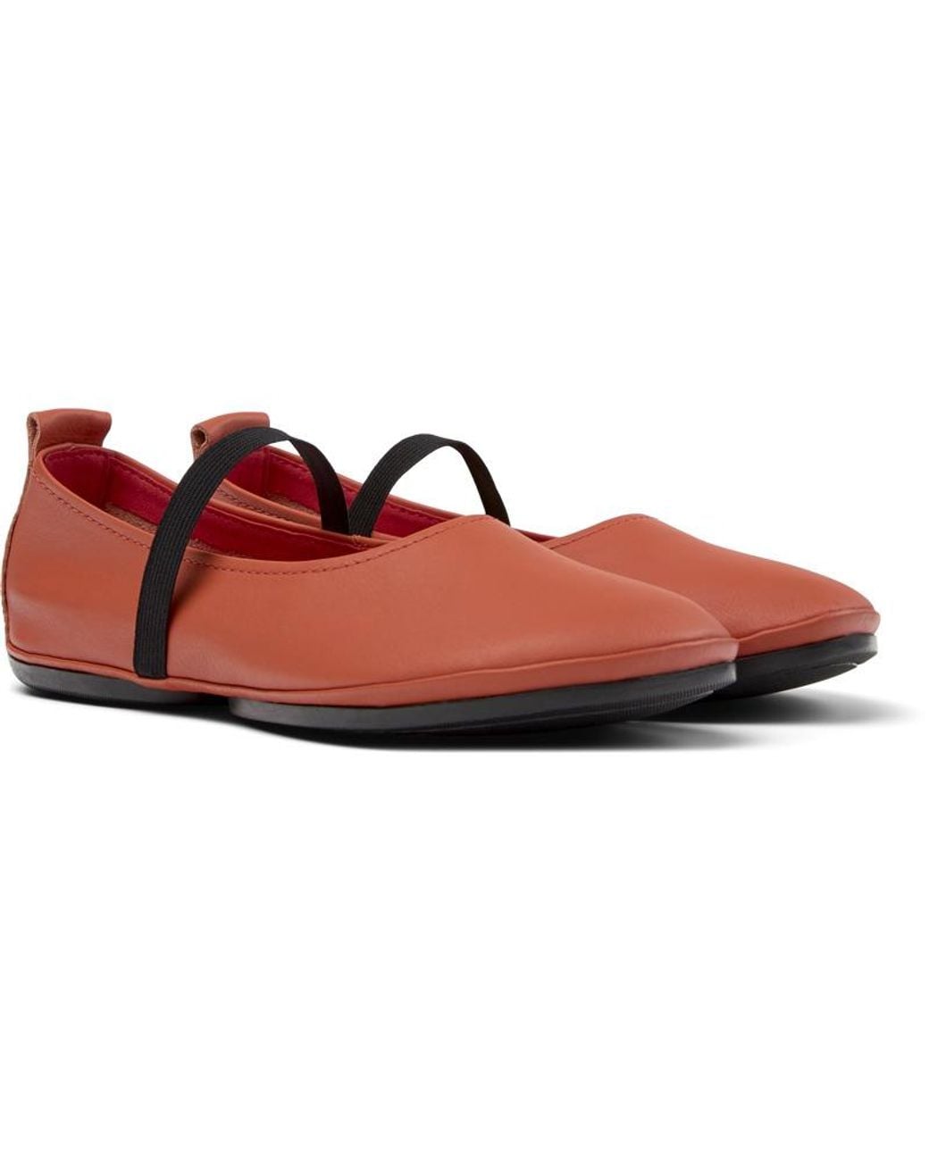 Camper Red Ballerinas