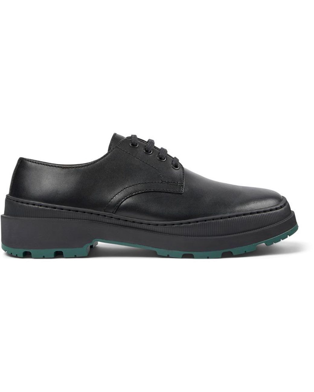 Camper Black Leather Shoes for men