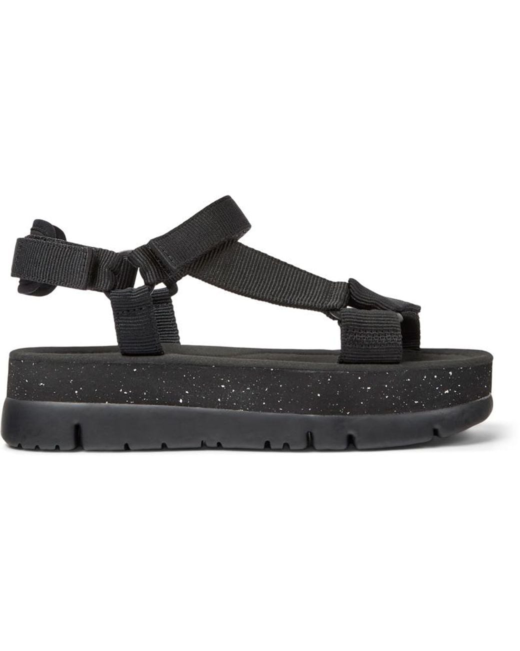 Camper Black Recycled Pet Sandals