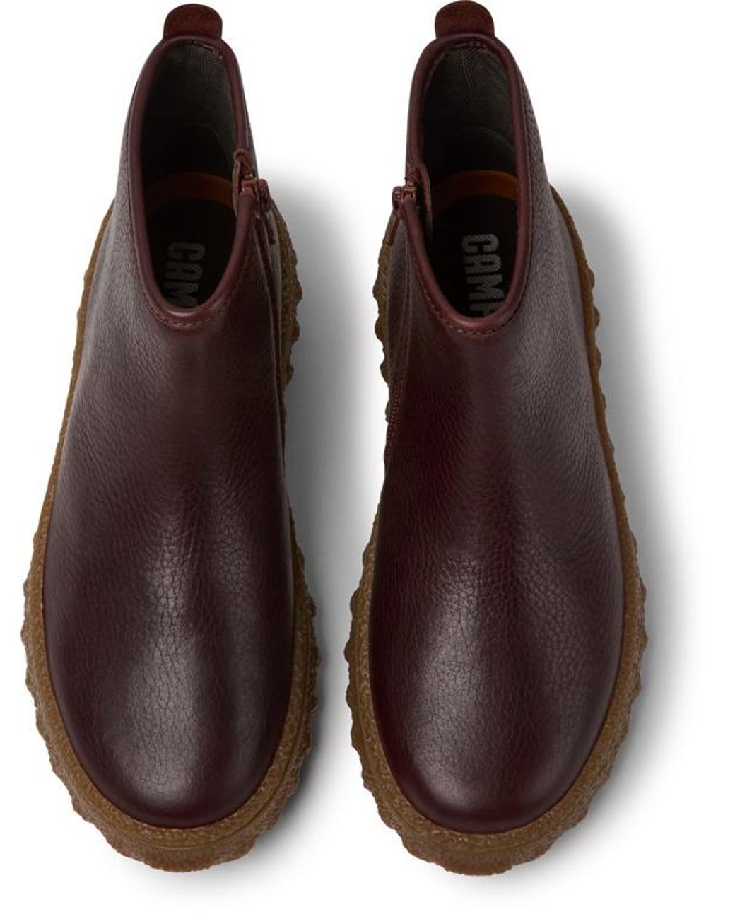 Camper Brown Ground Booties